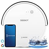 Robot aspirador, ECOVACS DEEBOT 605, Aspira o Lava, navegación sistemática inteligente, modo Max, control con App y Alexa, ideal para suelos duros, moquetas, todo tipo de suelos